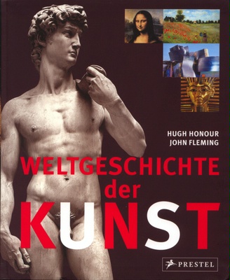 Hugh Honour / John Fleming (Hrsg.): Weltgeschichte der Kunst. München et al.: Prestel Verlag 2007; 816 Seiten, 937s/w-Abb., 900 Farbabb. Flexo-Cover. 19,5 x 24 cm. ISBN: 978-3-7913-3910-8.