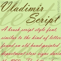 Vladimir Script Font Family