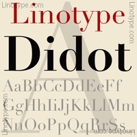 Linotype Didot™ Font Family
