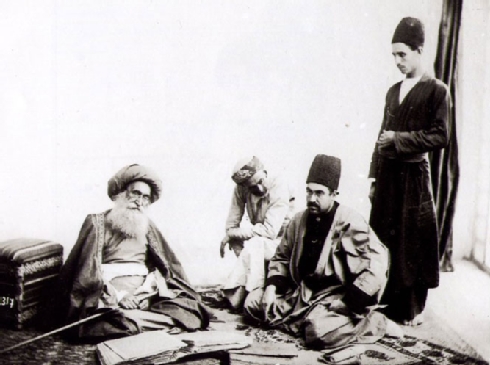 Fig. 6 Jewish physician Ḥakim Nur-Maḥṃud. One of Antoin (1840s-1933) historical Iran photographs between 1840 and 1933 - National Museum of Ethnology in Leiden, The Netherlands
