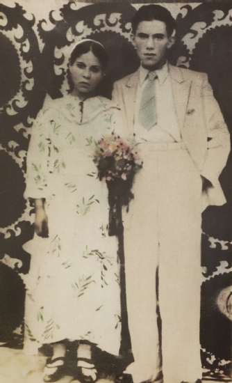 Fig. 25 Afghan Jewish couple, Herat, 1948